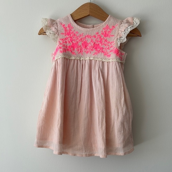 GAP Other - GAP Pink Flutter Sleeve Sundress Casual